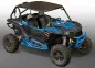 Preview: War Machine Hintergrund = Voodoo Blau, Designfarbe = Schwarz für Polaris RZR 1000 XP/Turbo 2 Türer 2013-2018